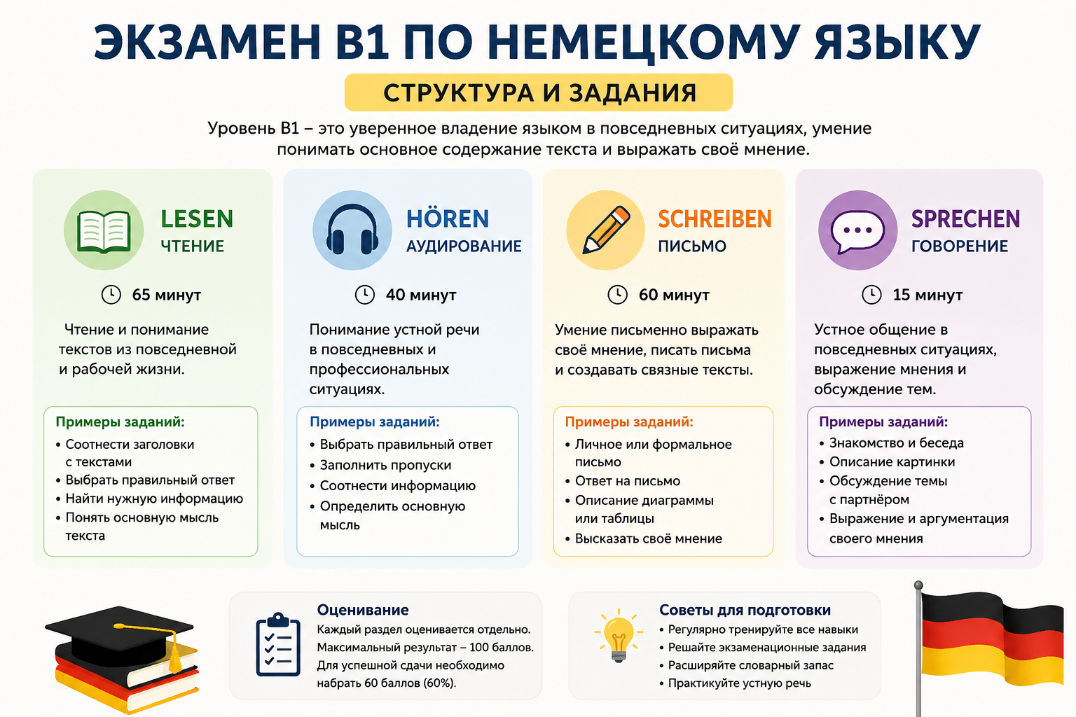 Egzamin B1 z języka niemieckiego